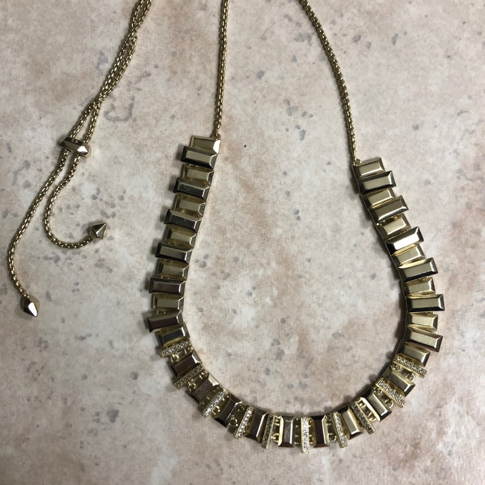 Kendra Scott adjustable gold necklace